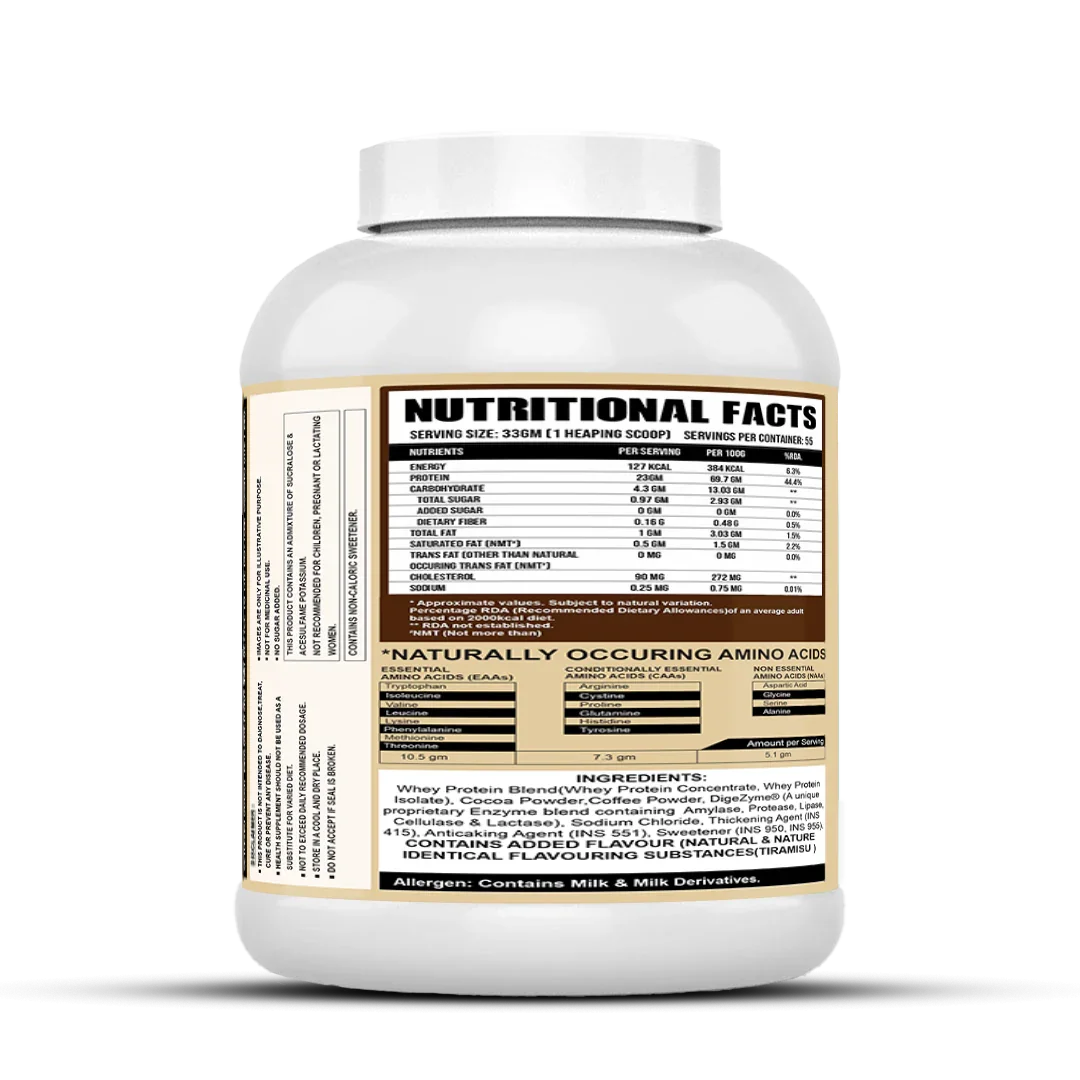 Ripped Up Nutrition Whey Pro (Trustified) 1.8 Kg, 55 Servings