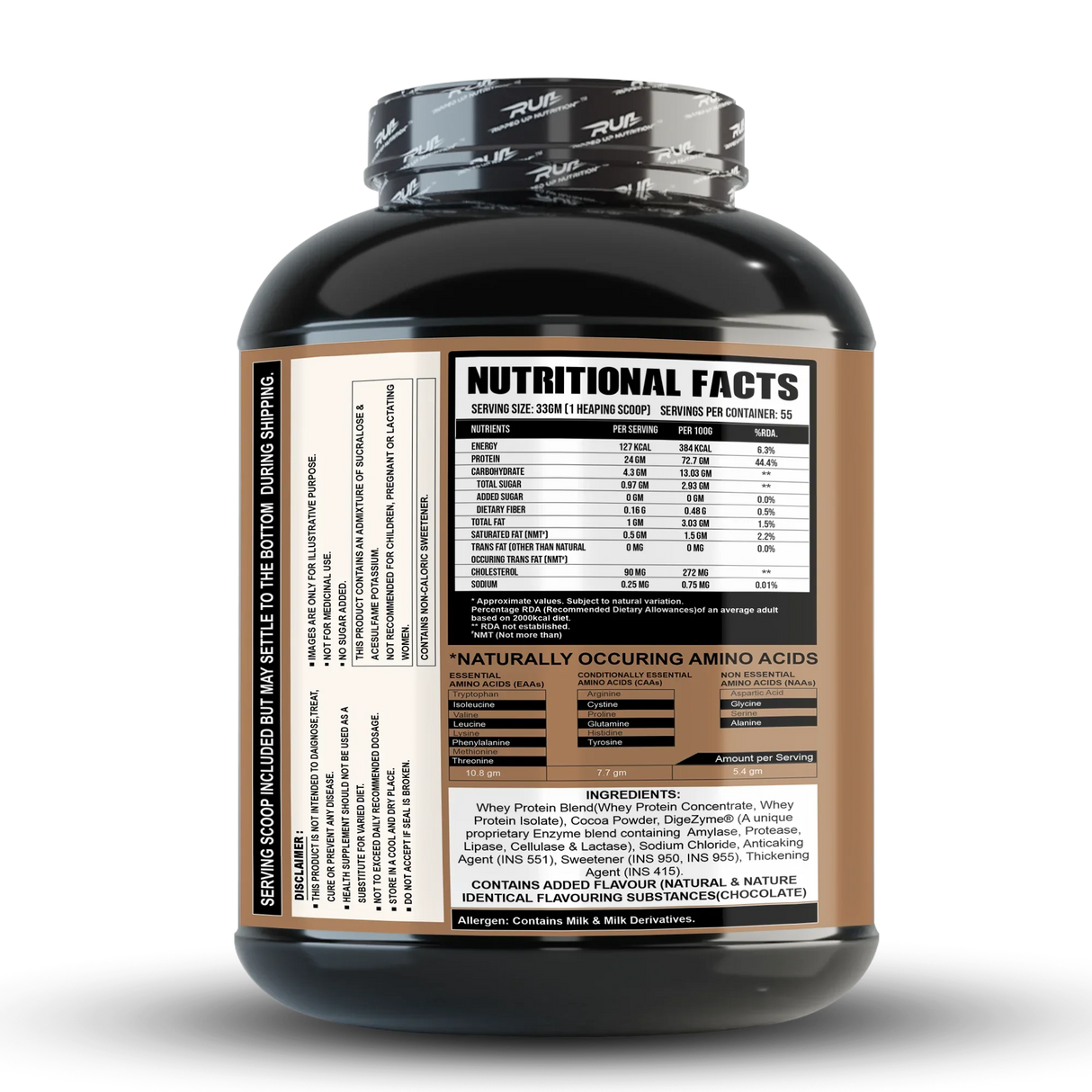 Ripped Up Nutrition Whey Pro (Trustified) 1.8 Kg, 55 Servings
