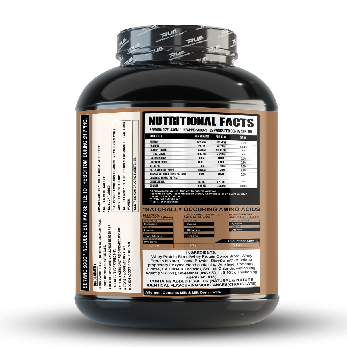 Ripped Up Nutrition Whey Pro (Trustified) 1.8 Kg, 55 Servings