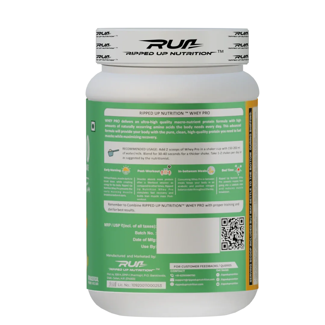 Ripped Up Nutrition Whey Pro (Trustified) 1 Kg, 30 Servings