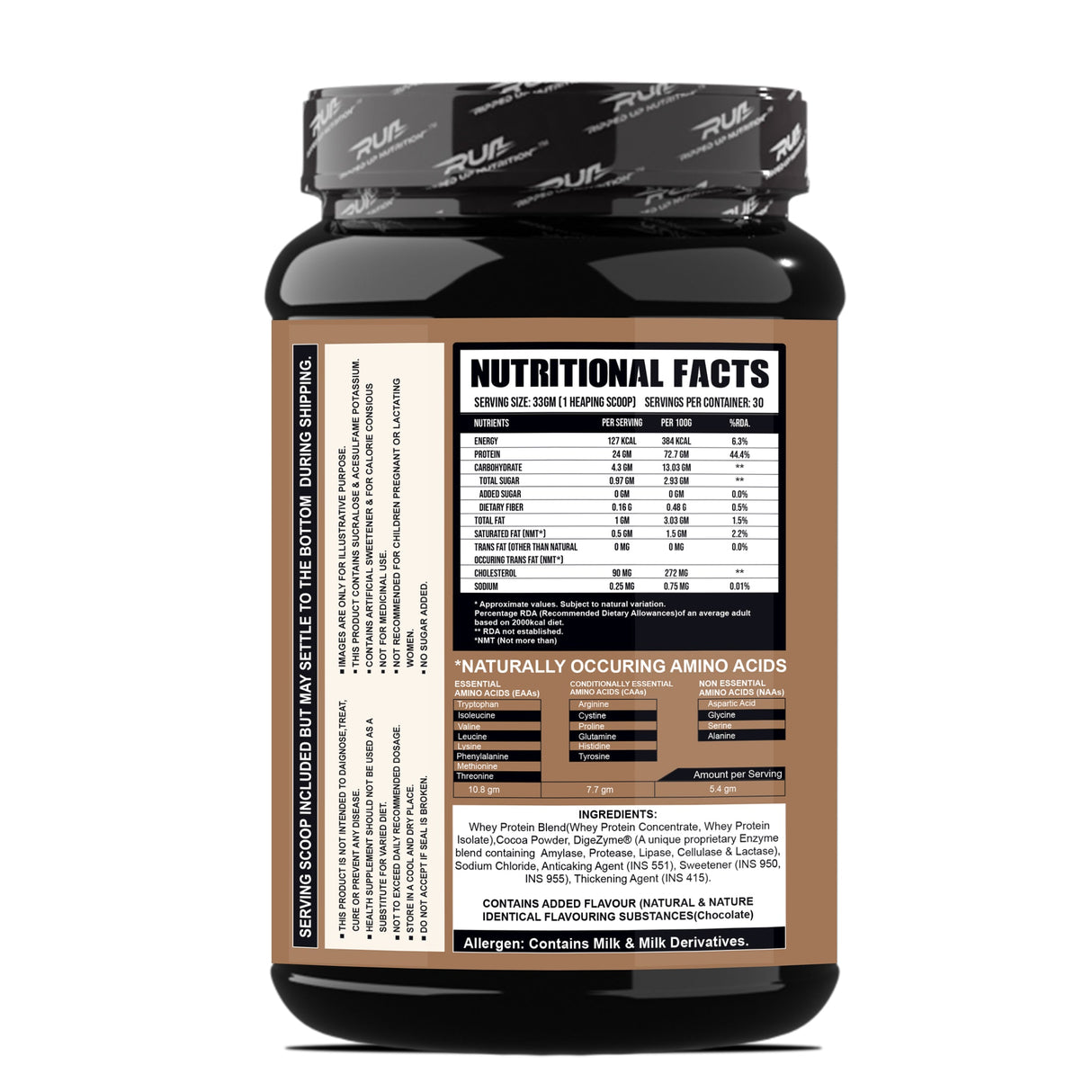 Ripped Up Nutrition Whey Pro (Trustified) 1 Kg, 30 Servings