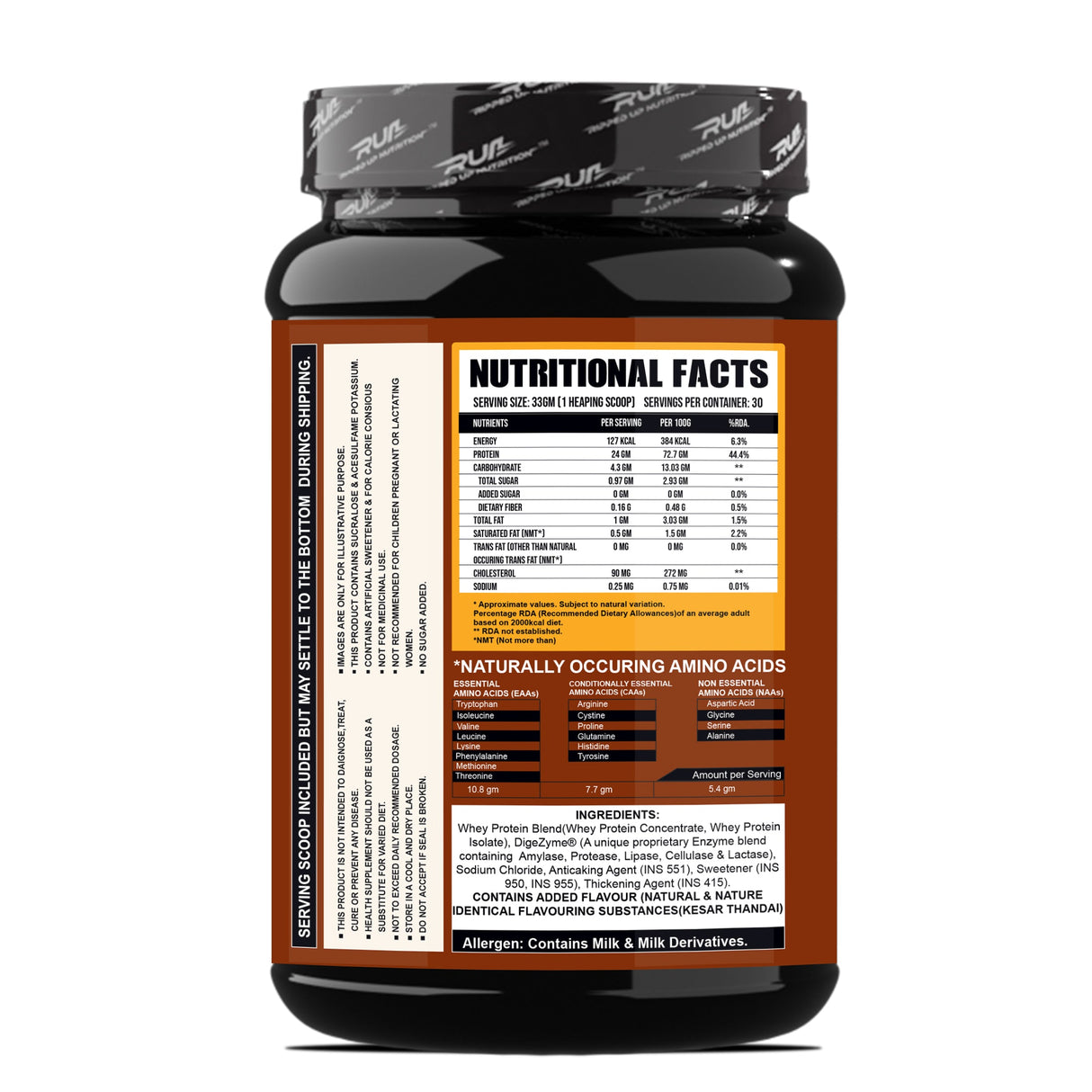 Ripped Up Nutrition Whey Pro (Trustified) 1 Kg, 30 Servings