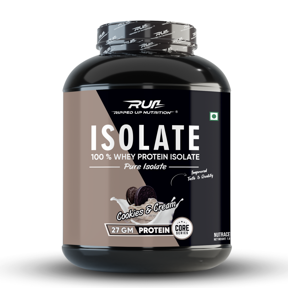 Ripped Up Nutrition 100% Whey Protein Isolate 1.81 Kg, 55 Servings