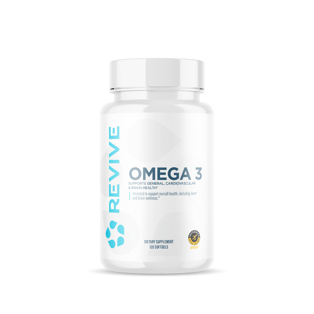 Revive MD Omega 3 Fish Oil Supplement | 120 Softgels | EPA & DHA