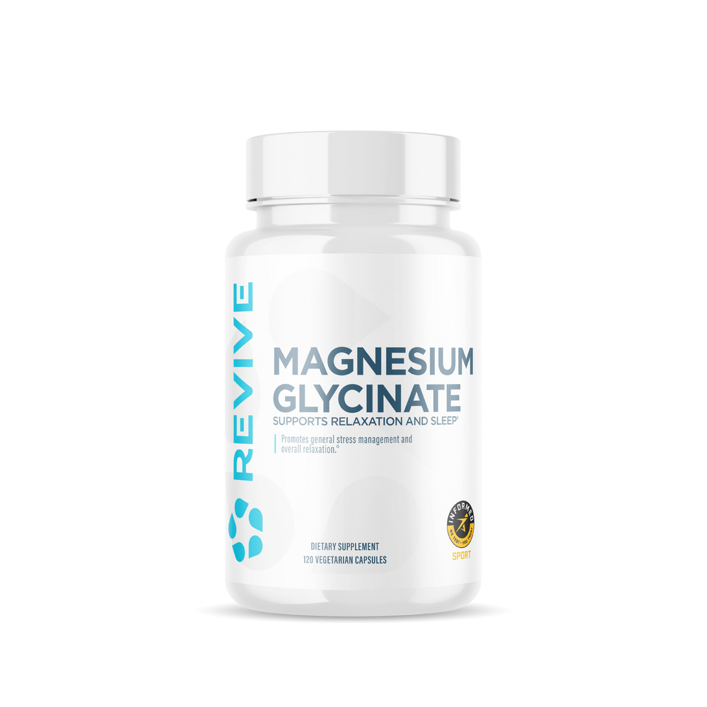 Revive MD Magnesium Glycinate Supplement | 120 Vegetarian Capsules