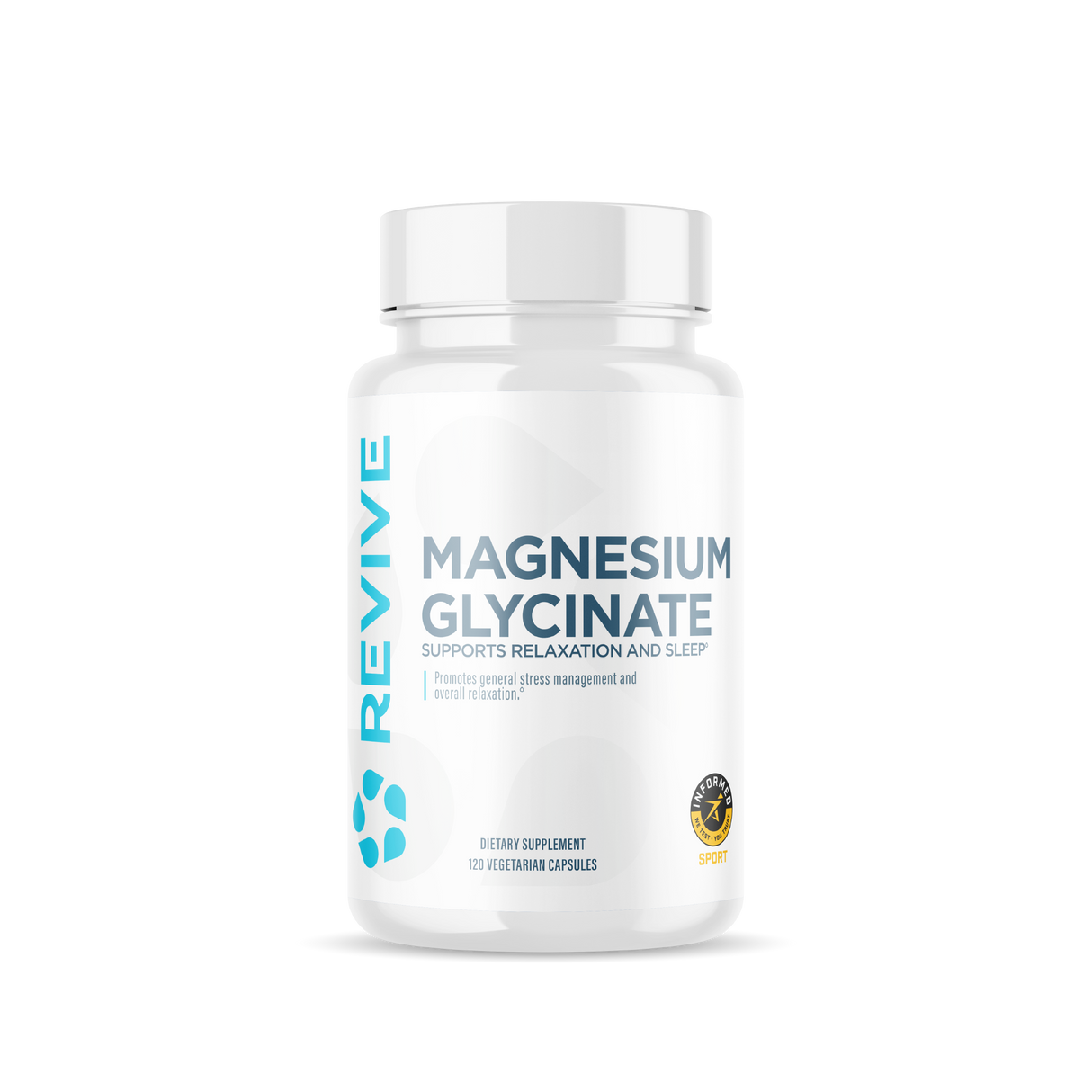 Revive MD Magnesium Glycinate Supplement | 120 Vegetarian Capsules