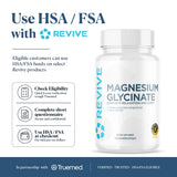 Revive MD Magnesium Glycinate Supplement | 120 Vegetarian Capsules