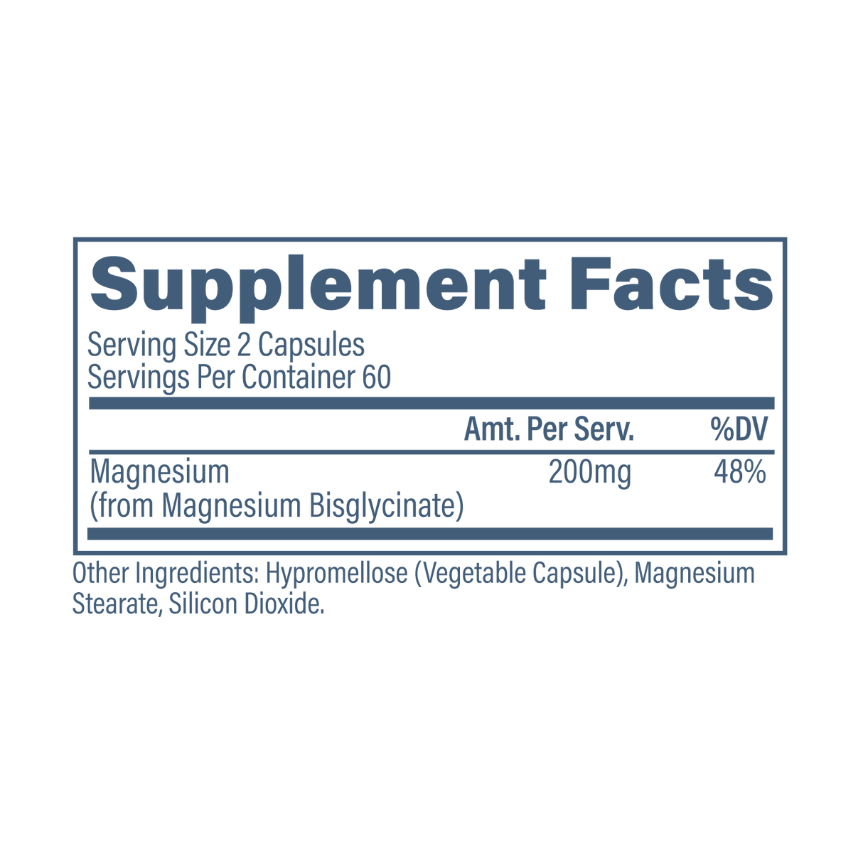 Revive MD Magnesium Glycinate Supplement | 120 Vegetarian Capsules