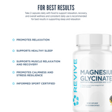 Revive MD Magnesium Glycinate Supplement | 120 Vegetarian Capsules