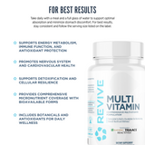Revive MD Multivitamin Supplement 150 Capsules | Daily Vitamins, Zinc, Magnesium & NAC