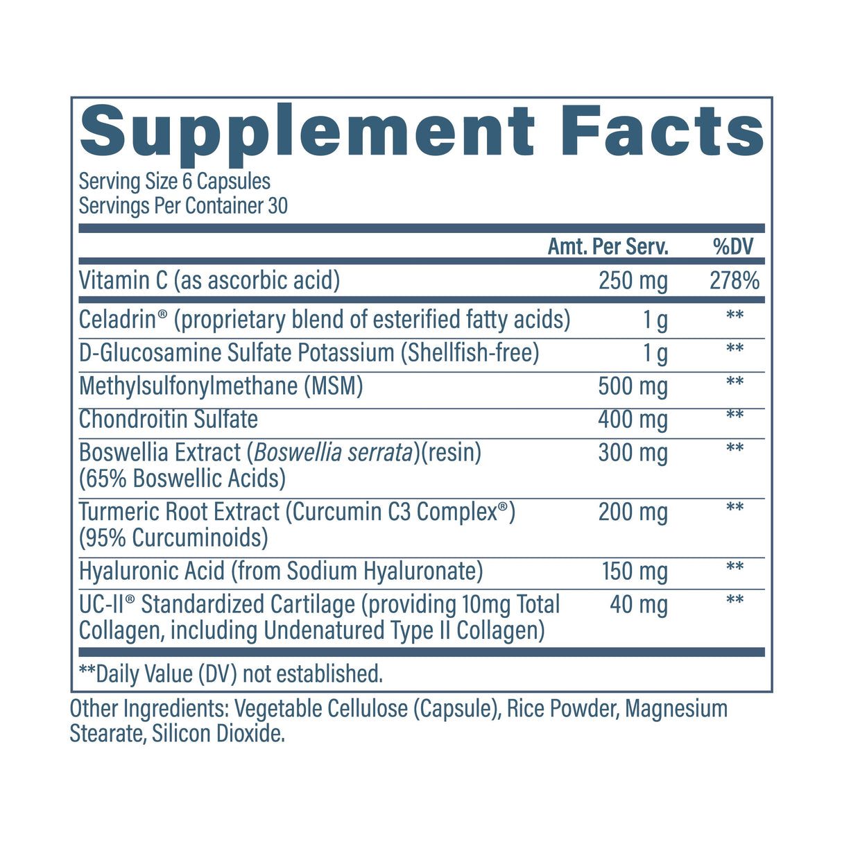 Revive MD Joint Support Supplement 180 Vegetarian Capsules