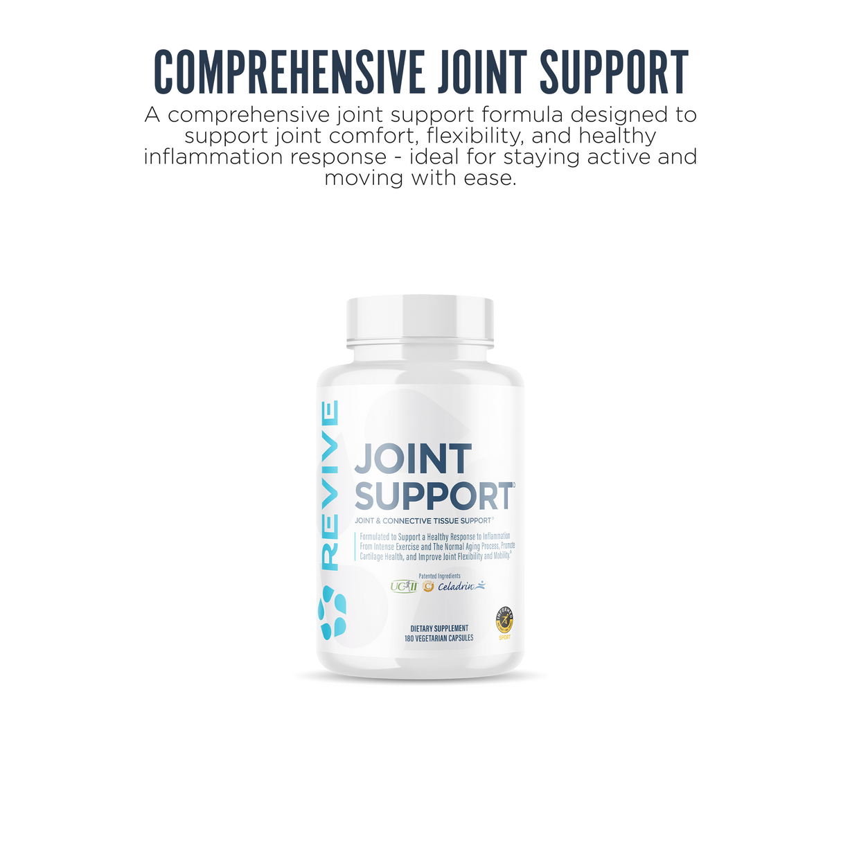 Revive MD Joint Support Supplement 180 Vegetarian Capsules