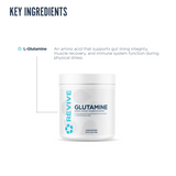 Revive MD L-Glutamine Powder 30 Servings | Gut & Recovery Support Supplement