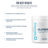 Revive MD L-Glutamine Powder 30 Servings | Gut & Recovery Support Supplement