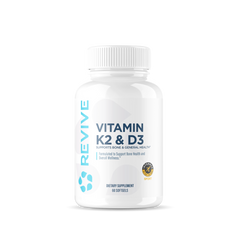 Revive MD Vitamin D3 & K2 Supplement | 60 Servings | Bone & Muscle Support