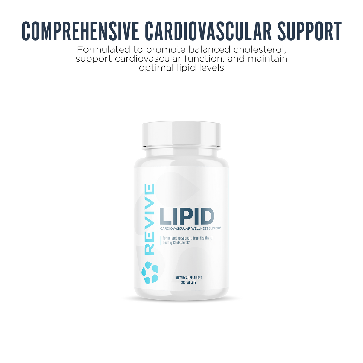 Revive MD Lipid Support Formula | 210 Tablets | Daily Wellness Supplement