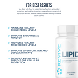 Revive MD Lipid Support Formula | 210 Tablets | Daily Wellness Supplement