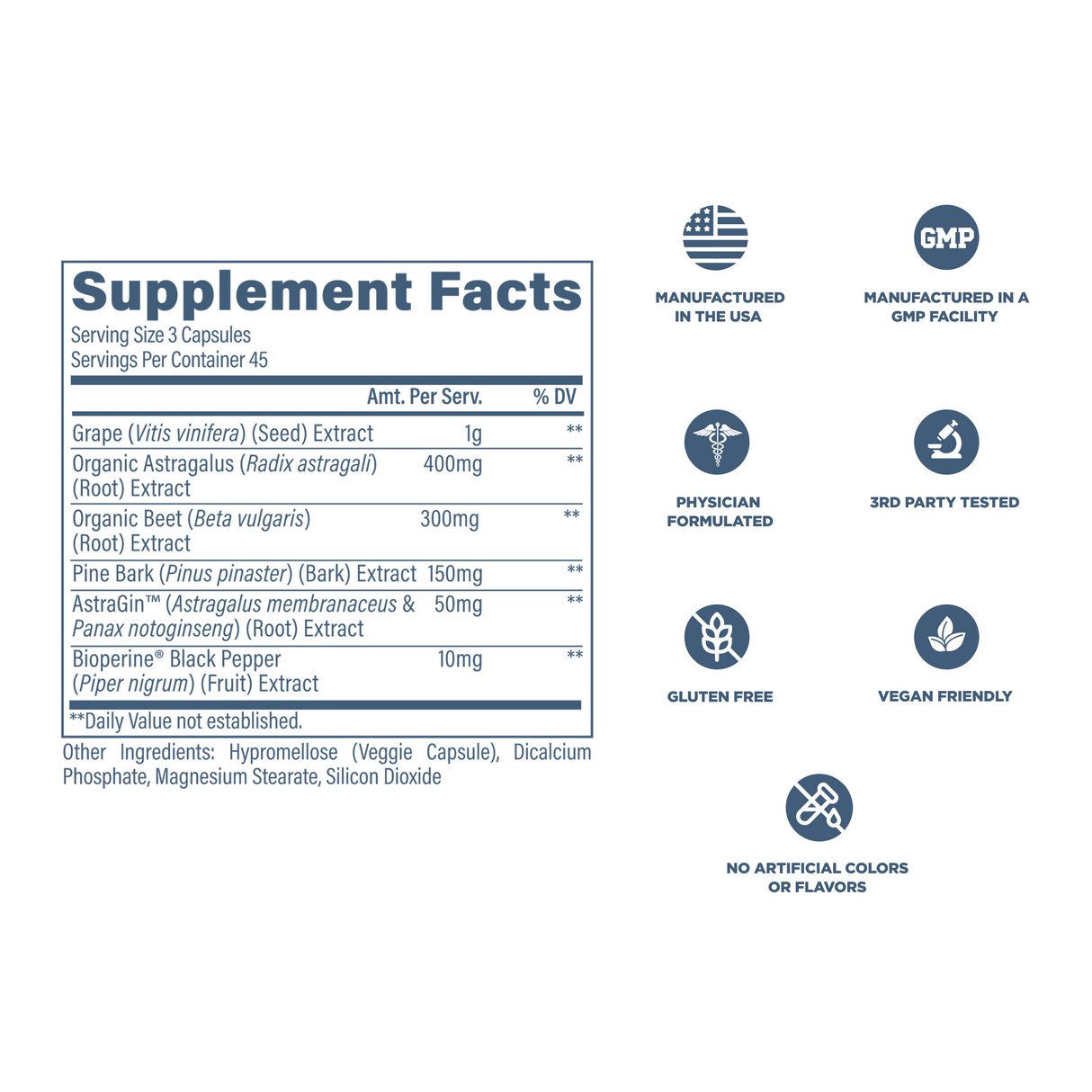 Revive MD Lipid Support Formula | 210 Tablets | Daily Wellness Supplement