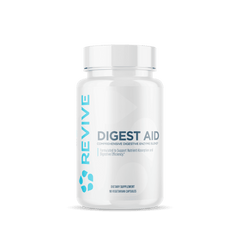 Revive MD Digest Aid Supplement | Digestive Enzymes, Probiotics & Prebiotics | 90 Capsules