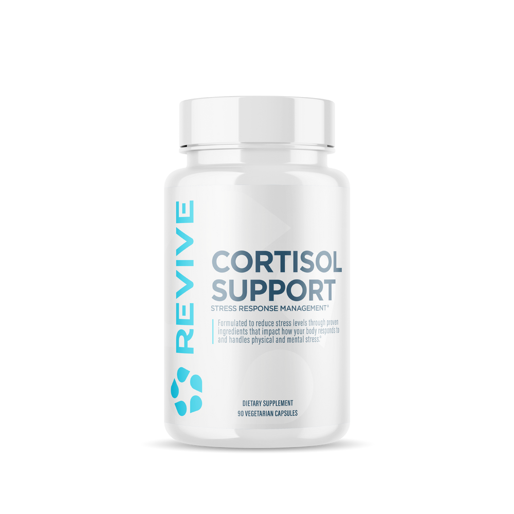 Revive MD Cortisol Manager | Magnesium & L-Theanine | 90 Vegetarian Capsules | 30 Servings