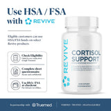 Revive MD Cortisol Manager | Magnesium & L-Theanine | 90 Vegetarian Capsules | 30 Servings