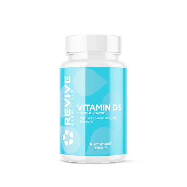 Revive MD Vitamin D3 5000 IU Supplement | 60 Softgels | 60 Servings