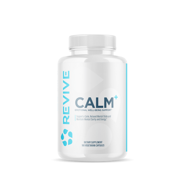 Revive MD Calm Supplement | L-Theanine, GABA & 5-HTP | 180 Capsules | 30 Servings