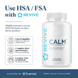 Revive MD Calm Supplement | L-Theanine, GABA & 5-HTP | 180 Capsules | 30 Servings