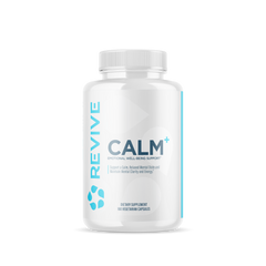 Revive MD Calm Supplement | L-Theanine, GABA & 5-HTP | 180 Capsules | 30 Servings