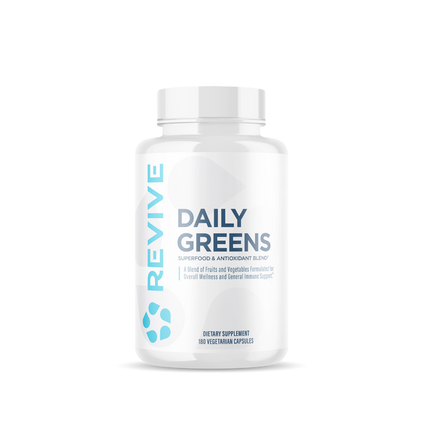 Revive MD Daily Greens 180 Capsules | Superfood Blend | 60 Servings