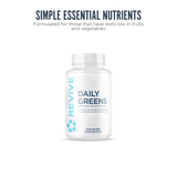 Revive MD Daily Greens 180 Capsules | Superfood Blend | 60 Servings