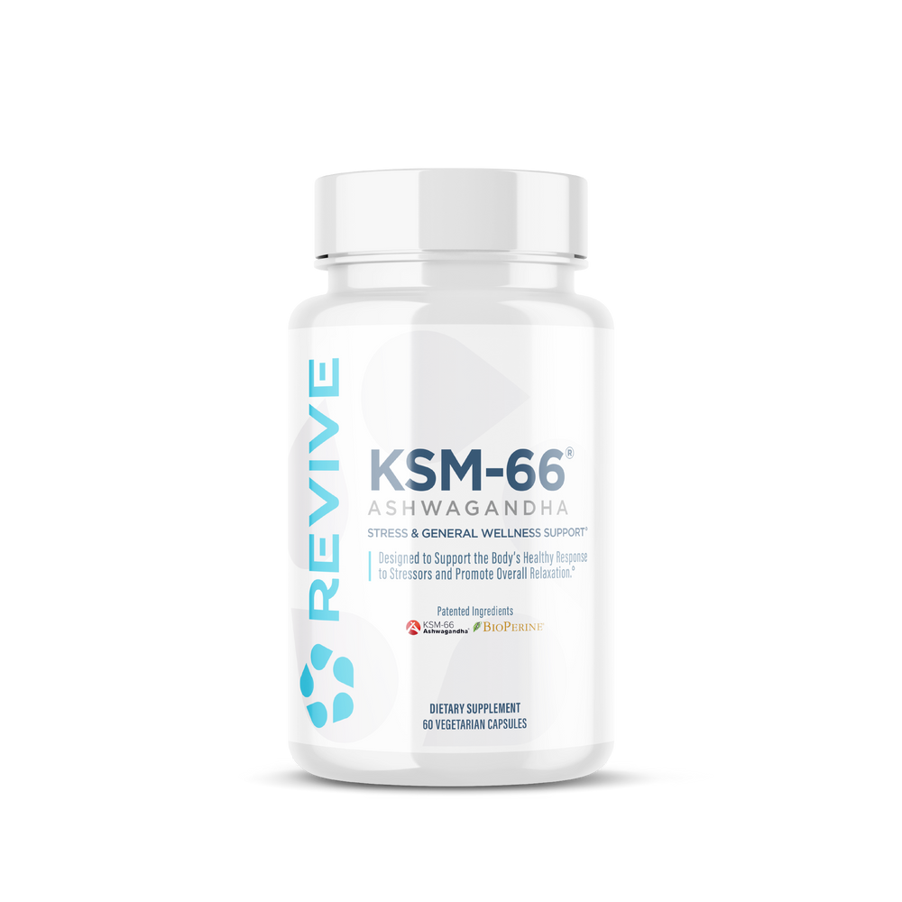 Revive MD KSM-66 Ashwagandha Supplement | 60 Veg Capsules
