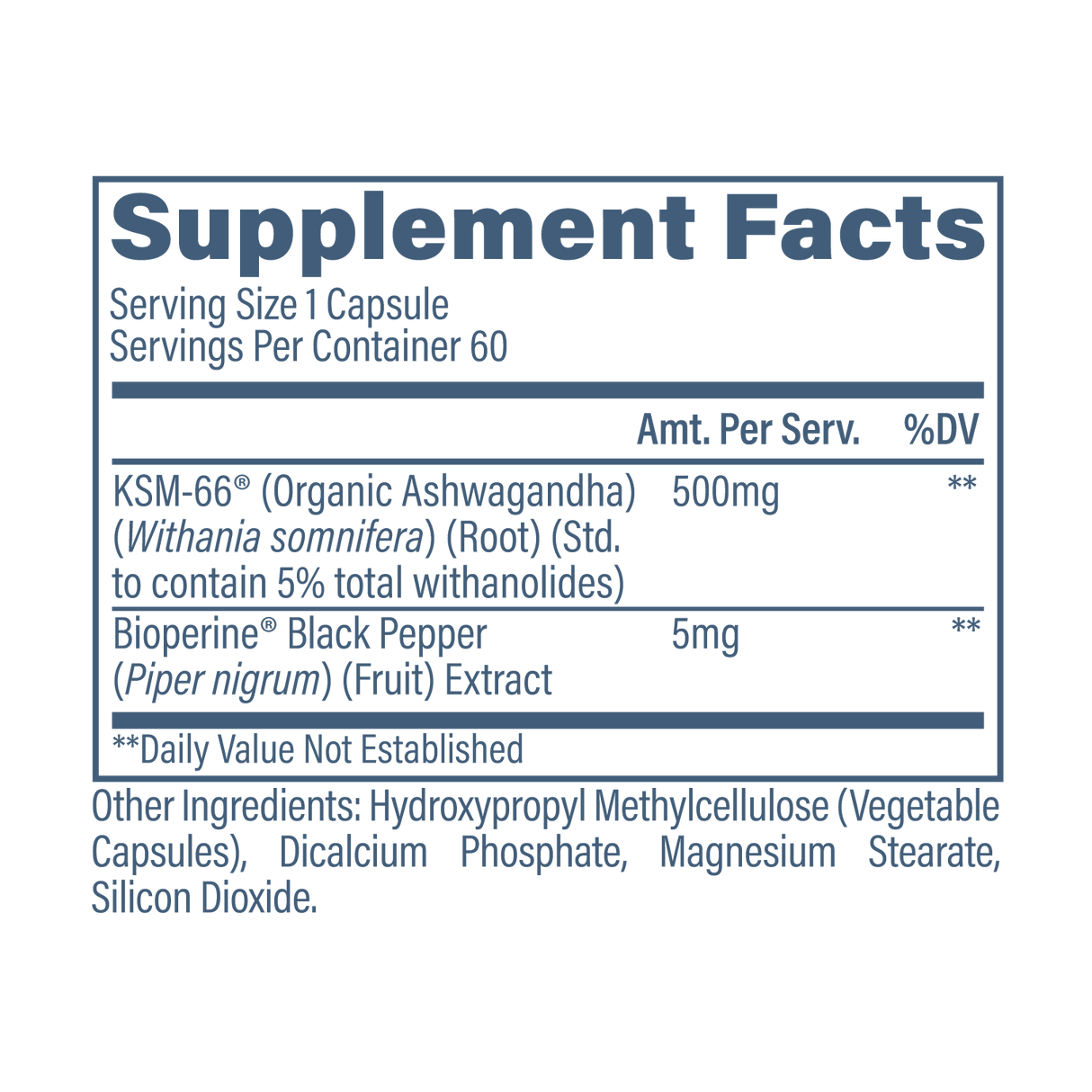Revive MD KSM-66 Ashwagandha Supplement | 60 Veg Capsules