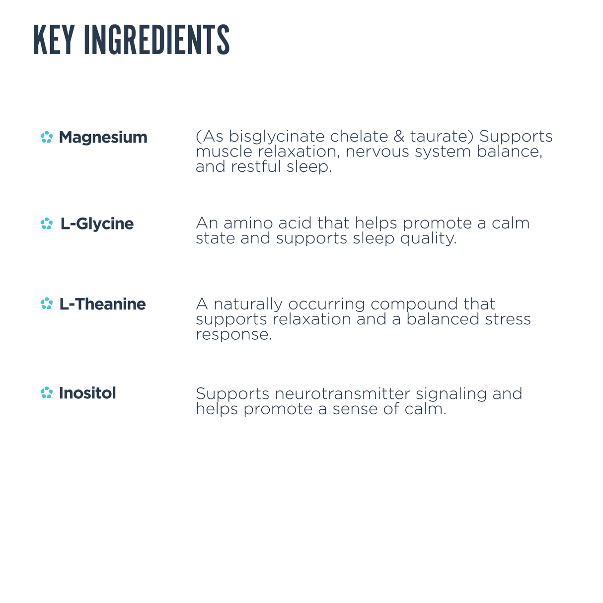 Revive MD Sleep Support Supplement | Magnesium Glycinate, Inositol & L-Theanine | 30 Servings