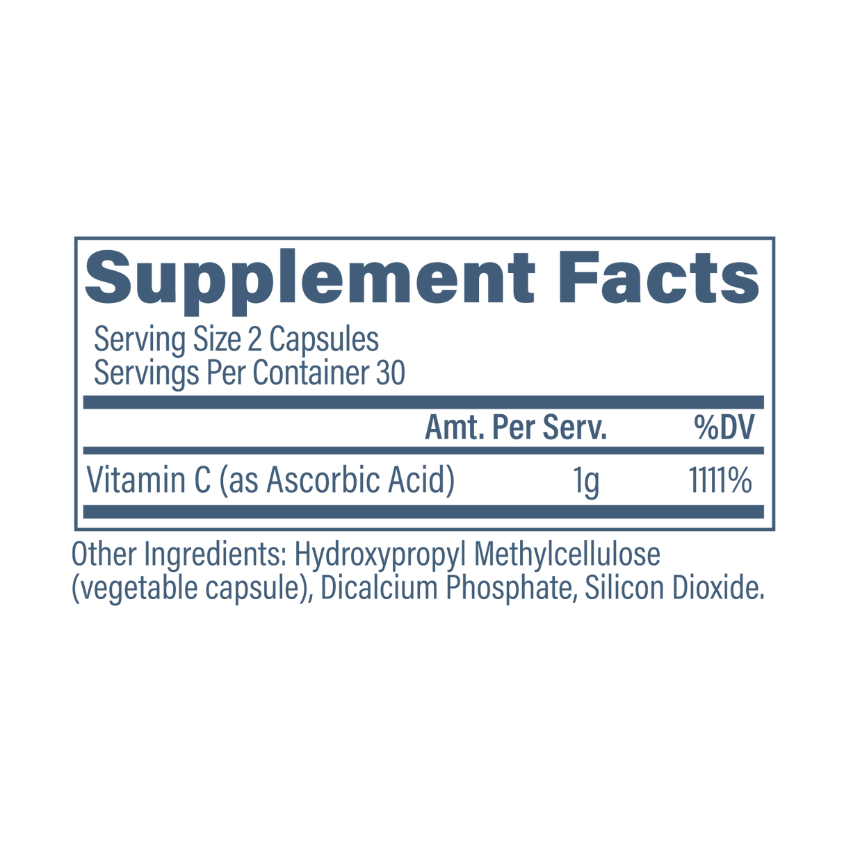 Revive MD Vitamin C 1000mg | 200 Vegetarian Capsules | 30 Servings