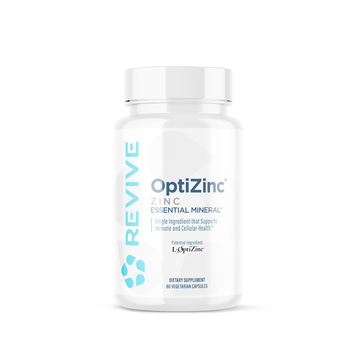 Revive MD OptiZinc 50mg Supplement | 60 Capsules | 60 Servings