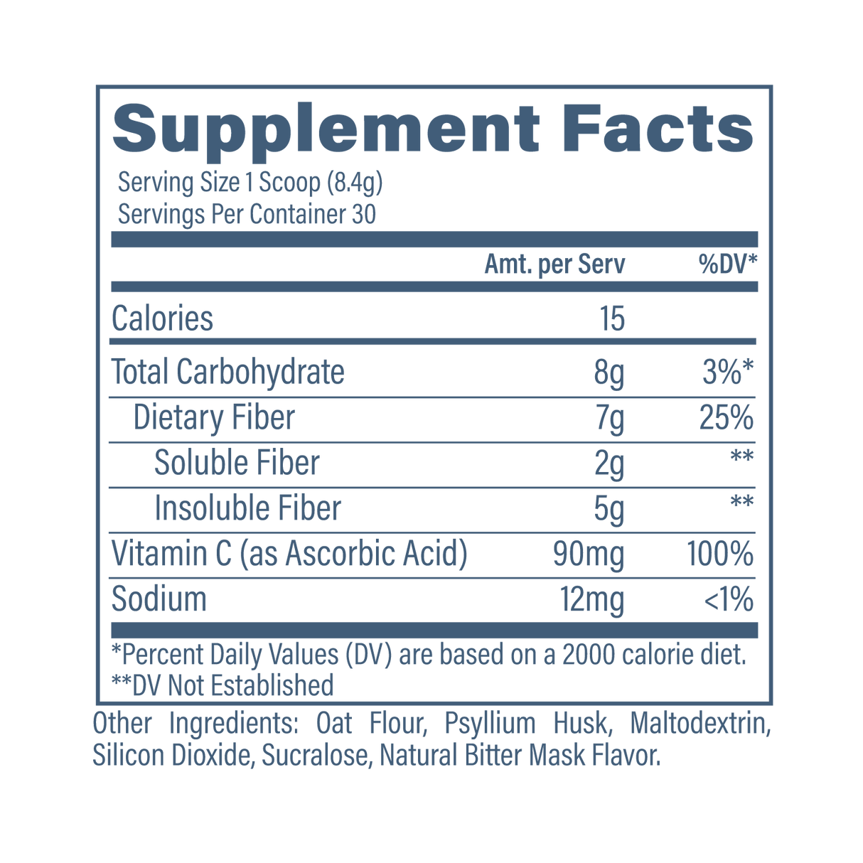 Revive MD Fiber Supplement Powder | 5g Dietary Fiber | 30 Servings