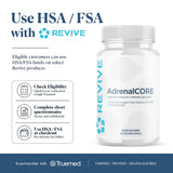Revive MD Adrenal Support Supplement | Rhodiola Rosea & Ashwagandha | 30 Servings