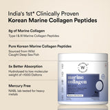 wellbeing nutrition pure korean marine collagen peptides supplement for skin 