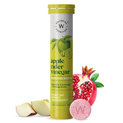 Wellbeing Nutrition Apple Cider Vinegar (ACV) for Weight Loss with Mother & Garcinia Cambogia, Pomegranate | Weight Management, Gut Health & Metabolism | 17 Effervescent Tablets