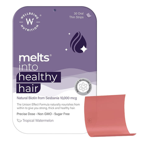 wellbeing nutrition melts healthy hair 
