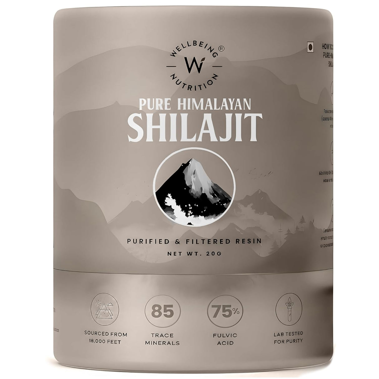 wellbeing nutrition himalayan shilajit original resin 