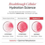 Wellbeing Nutrition HydraSalt Electrolyte Drink with Zero Added Sugar | 5 Electrolytes & 3 Vitamins for Instant Hydration, Energy, Performance & Recovery | 90g, Pack of 15