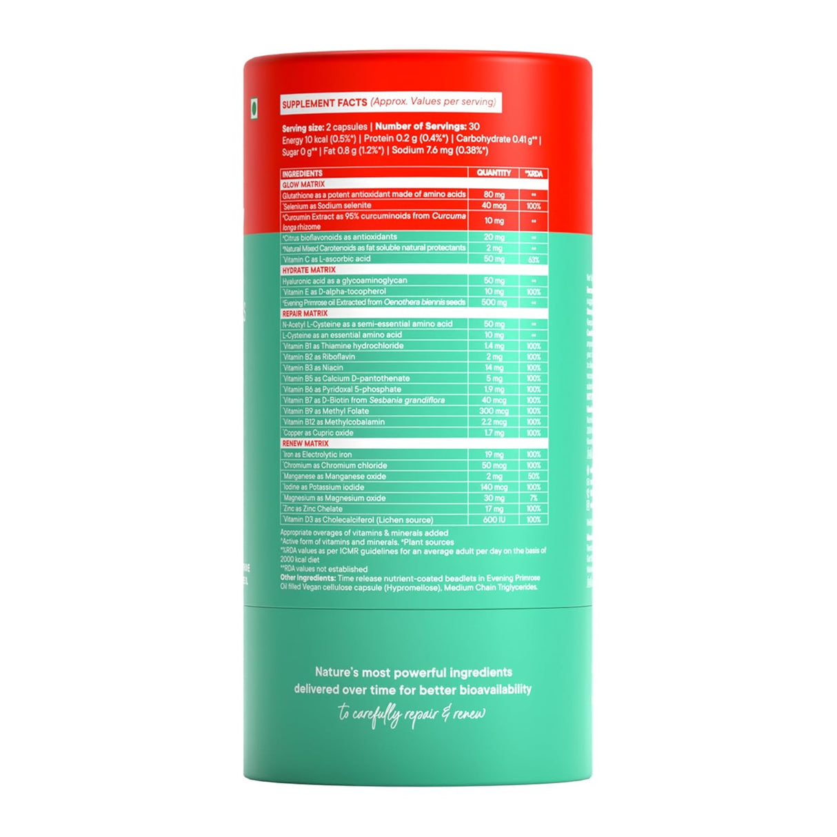 wellbeing nutrition slow skin hair and nails capsules 