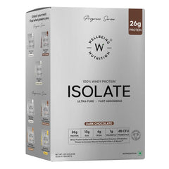 Wellbeing Nutrition Whey Protein Isolate | Box of 6 Sachets | 26g Protein | 35g Serving Size