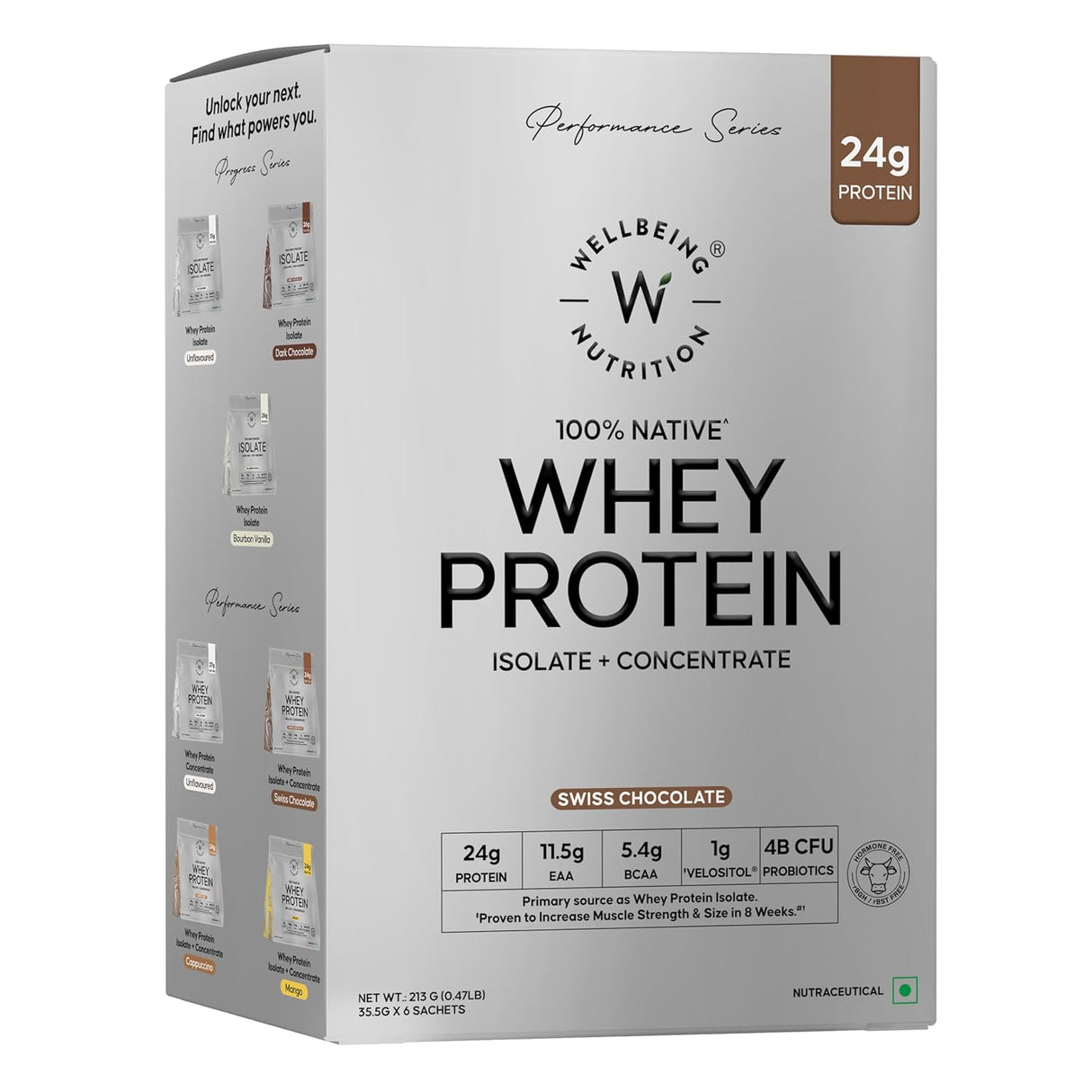 wellbeing nutrition whey protein isolate and concentrate 