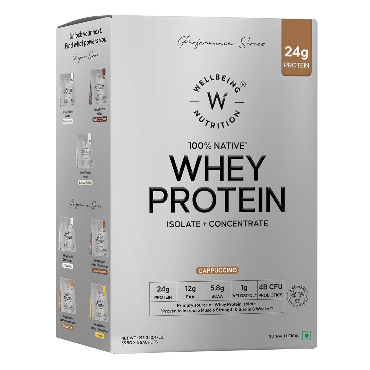 wellbeing nutrition whey protein isolate and concentrate 