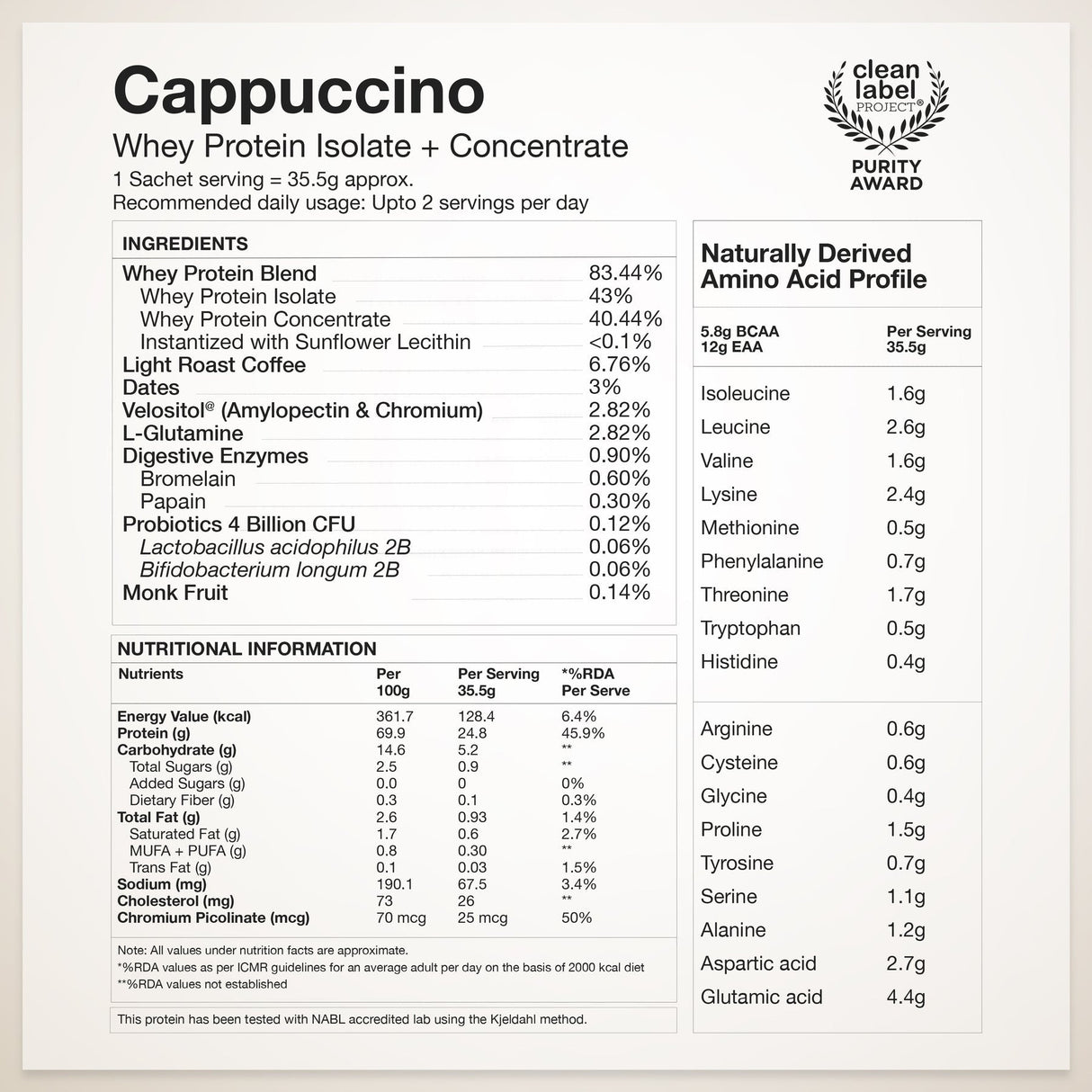 wellbeing nutrition whey protein isolate and concentrate 