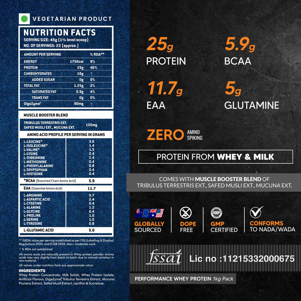 AS-IT-IS ATOM Performance Whey Protein 1 kg