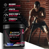 Nutristar Pre-to-Intra Workout Stack | Meteor Pre Workout (30 Servings) + Reset BCAA Plus (35 Servings) + 700ml Shaker